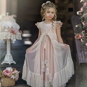 Dollcake “Rosemary Frock” and “Suzanna Apron” size 4